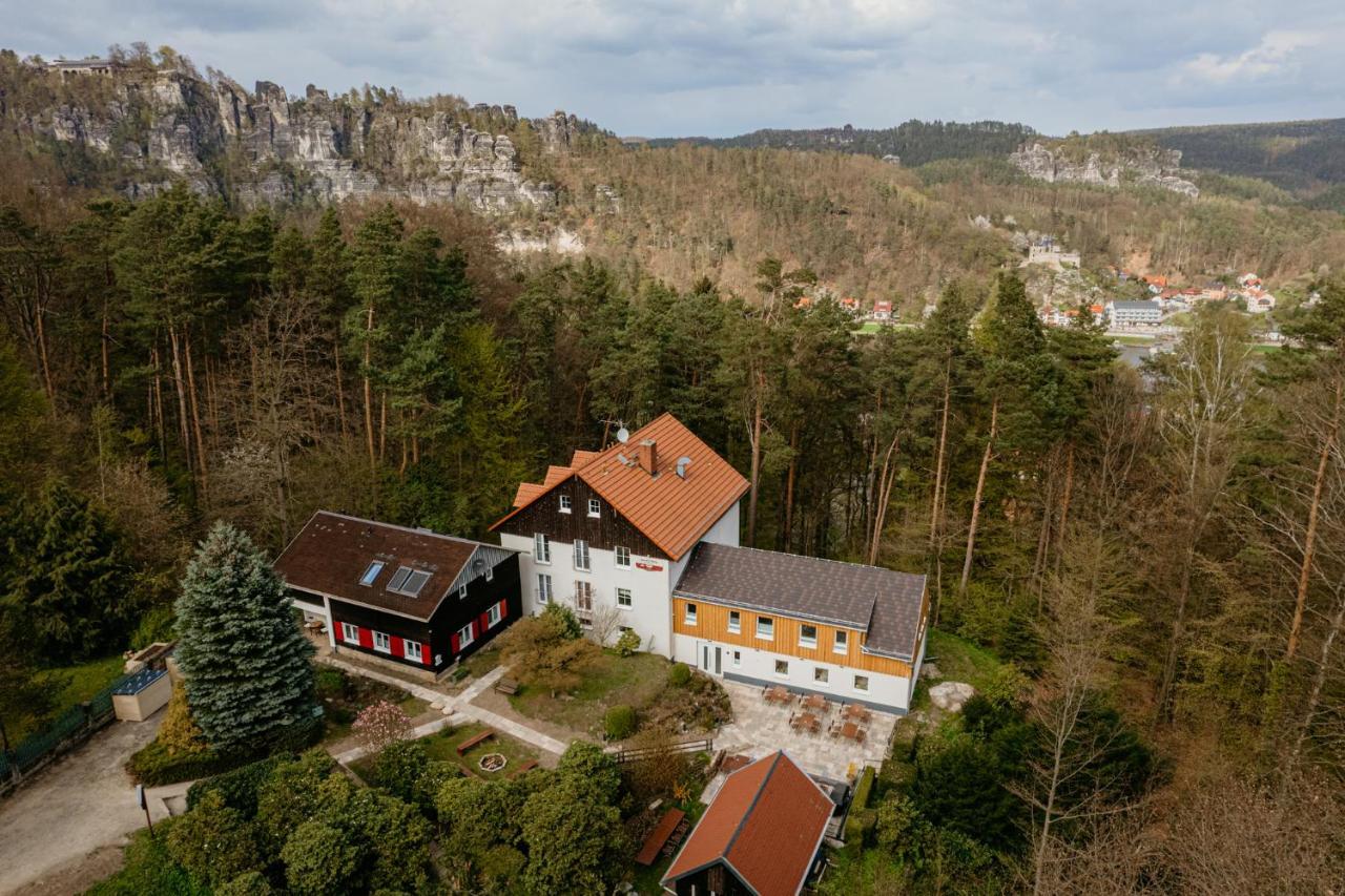 Bergpension Laasen Perle Rathen Exteriör bild